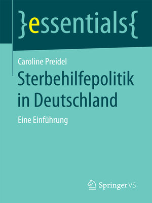 cover image of Sterbehilfepolitik in Deutschland